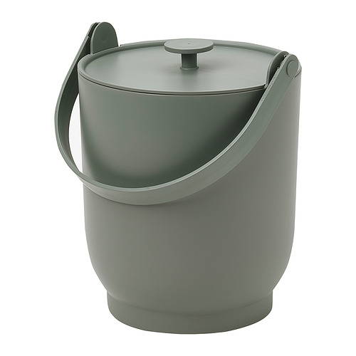 FARMARKVAST, bin with lid for organic waste