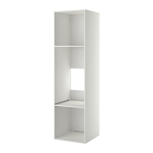 METOD, high cabinet frame for fridge/oven