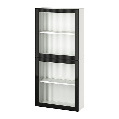 BESTÅ, veggskápur með 2 hurðum