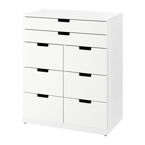 NORDLI, chest of 8 drawers