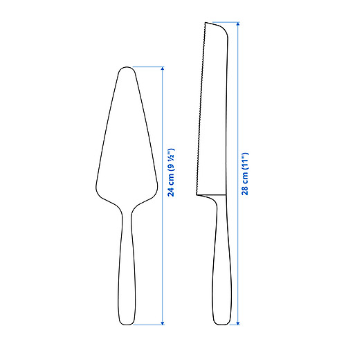 TILLAGD 2-piece serving set