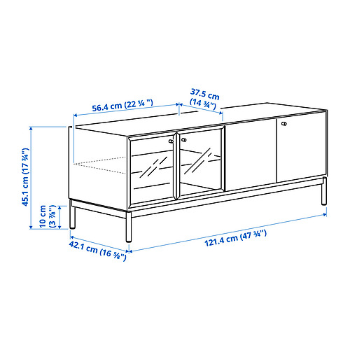 BOASTAD TV bench