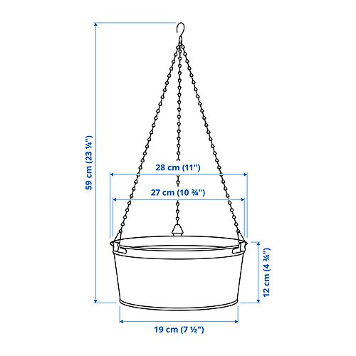 ÅKERBÄR hanging planter