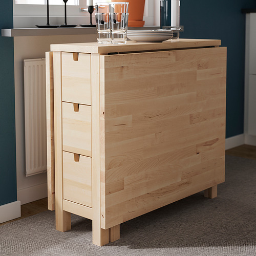 NORDEN/HÖGVED, borð og tveir stólar