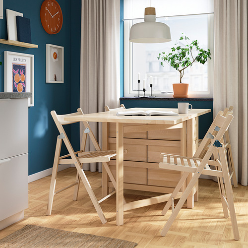 NORDEN/FRÖSVI, borð og fjórir stólar