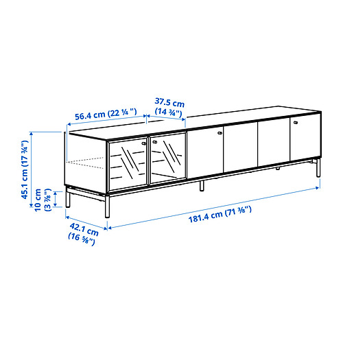 BOASTAD TV bench