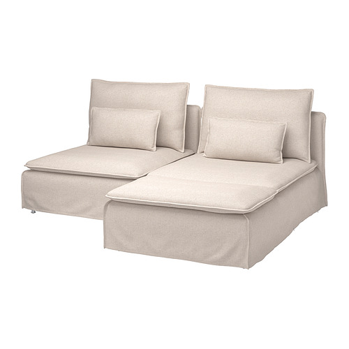 SÖDERHAMN, 2-seat sofa with chaise longue