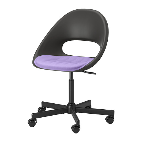 ELDBERGET/MALSKÄR, swivel chair + pad