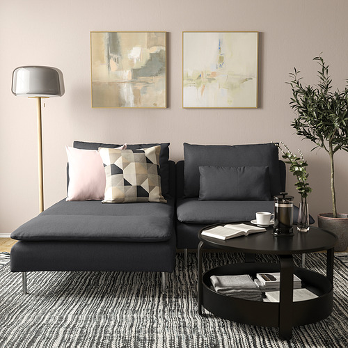 SÖDERHAMN, 2-seat sofa with chaise longue