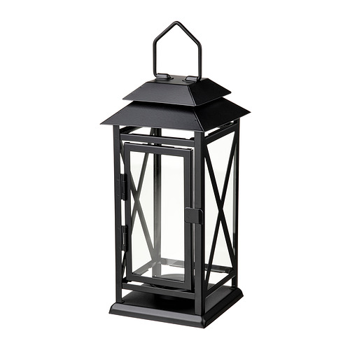BEFÄSTA, lantern for tealight, in/outdoor