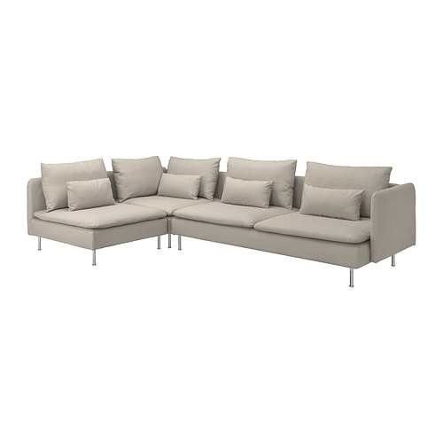 SÖDERHAMN, corner sofa, 4-seat