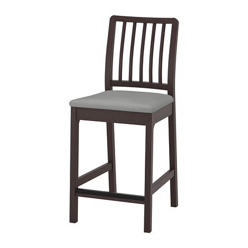 EKEDALEN, bar stool with backrest