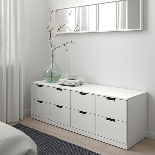 NORDLI, chest of 8 drawers