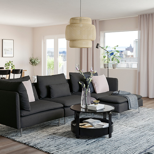 SÖDERHAMN, 4-seat sofa with chaise longue