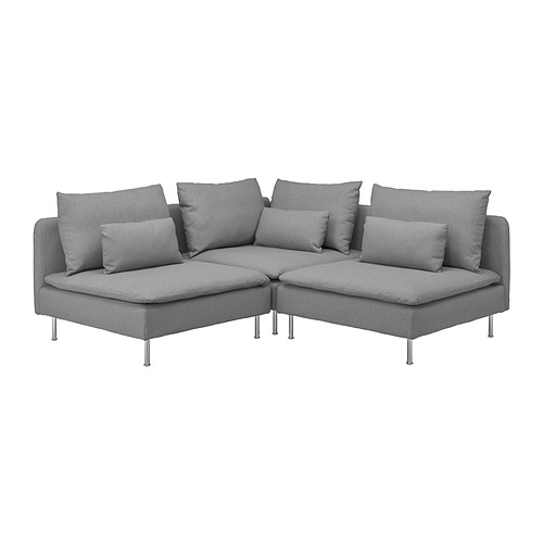 SÖDERHAMN, corner sofa, 3-seat