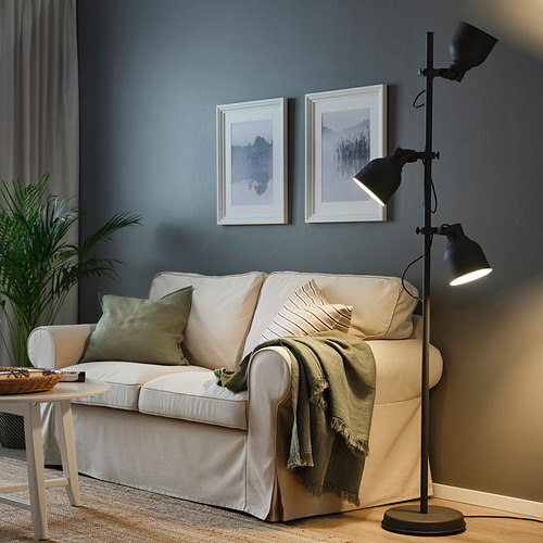 HEKTAR, floor lamp with 3-spot