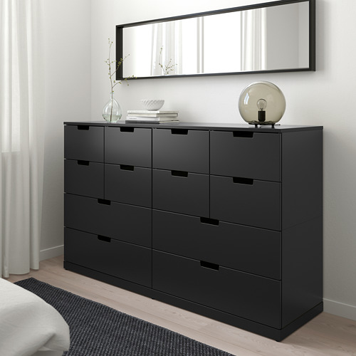 NORDLI, chest of 12 drawers