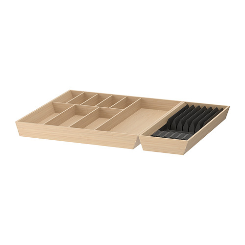 UPPDATERA, cutlery tray/tray with knife rack