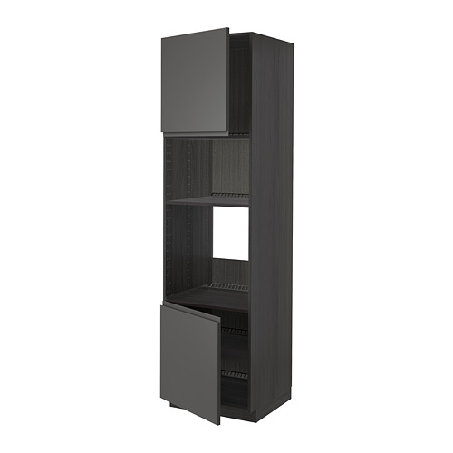 METOD hi cb f oven/micro w 2 drs/shelves