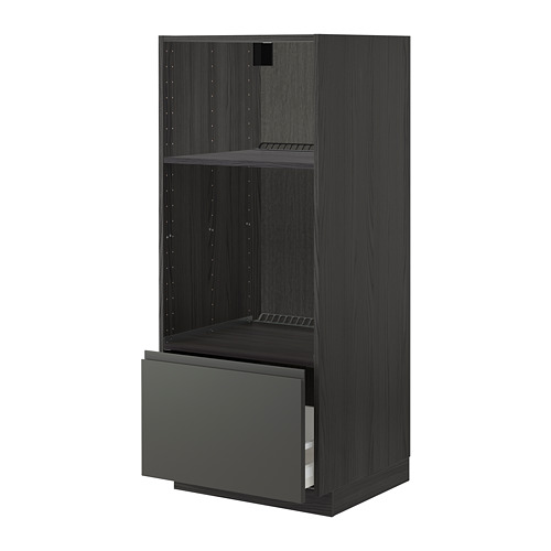 METOD/MAXIMERA high cab for oven/micro w drawer