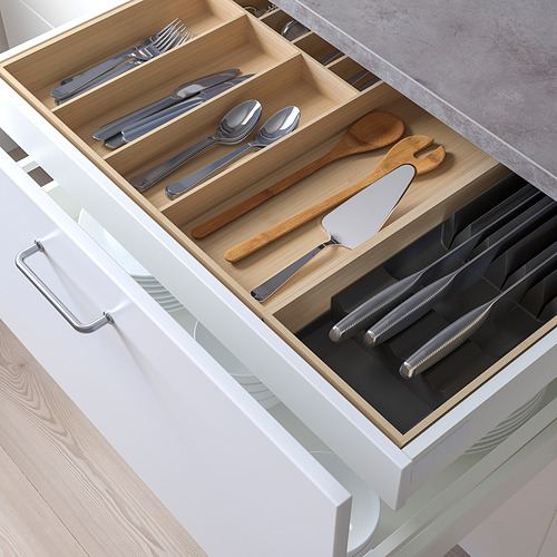 UPPDATERA, cutlery tray/tray with knife rack