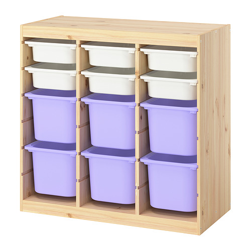 TROFAST, storage combination with boxes