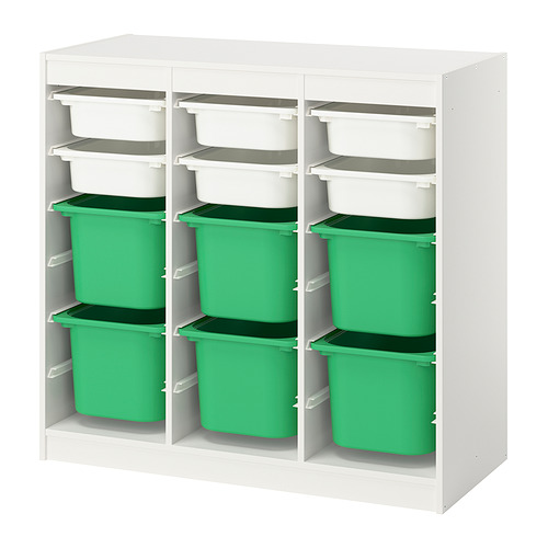 TROFAST, storage combination with boxes