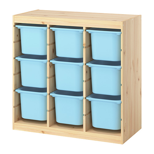 TROFAST, storage combination with boxes