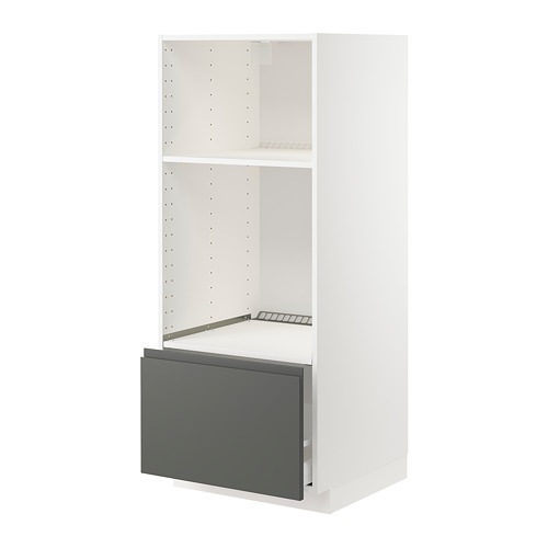 METOD/MAXIMERA high cab for oven/micro w drawer