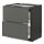 METOD/MAXIMERA, base cab f hob/2 fronts/2 drawers