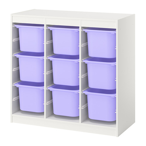 TROFAST, storage combination with boxes