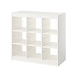 TROFAST storage combination with shelves