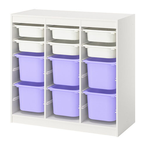 TROFAST, storage combination with boxes