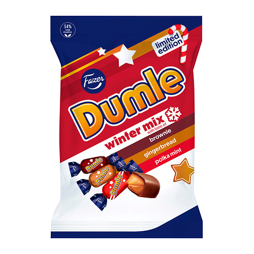 DUMLE, chocolate covered toffees