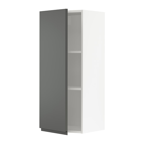 METOD wall cabinet with shelves
