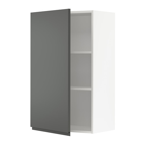 METOD wall cabinet with shelves