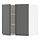 METOD, wall cabinet with shelves/2 doors