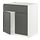 METOD, base cabinet f sink w 2 doors/front
