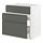 METOD/MAXIMERA, base cab f sink+3 fronts/2 drawers