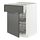 METOD/MAXIMERA, base cab w wire basket/drawer/door