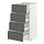 METOD/MAXIMERA, base cab 4 frnts/4 drawers