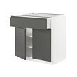 White/voxtorp dark grey