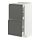 METOD/MAXIMERA, base cab with 2 fronts/3 drawers