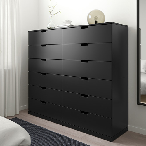 NORDLI, chest of 12 drawers