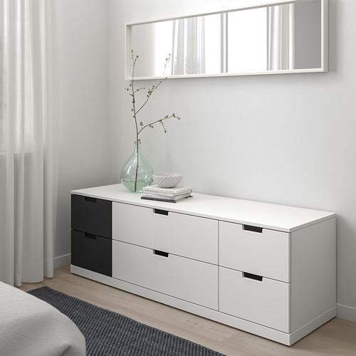 NORDLI, chest of 6 drawers