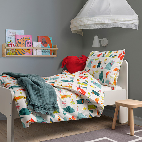 LATTJO, duvet cover and pillowcase