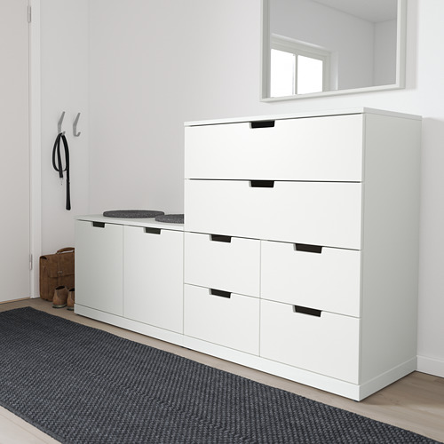 NORDLI, chest of 8 drawers