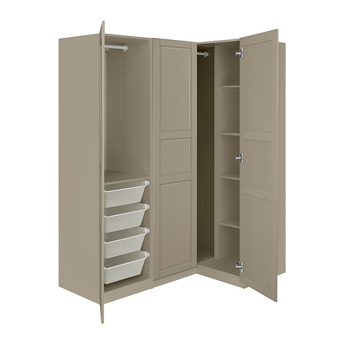 PAX/TYSSEDAL, corner wardrobe