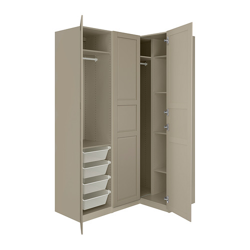 PAX/TYSSEDAL, corner wardrobe