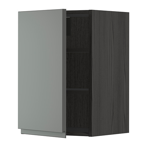 METOD wall cabinet with shelves